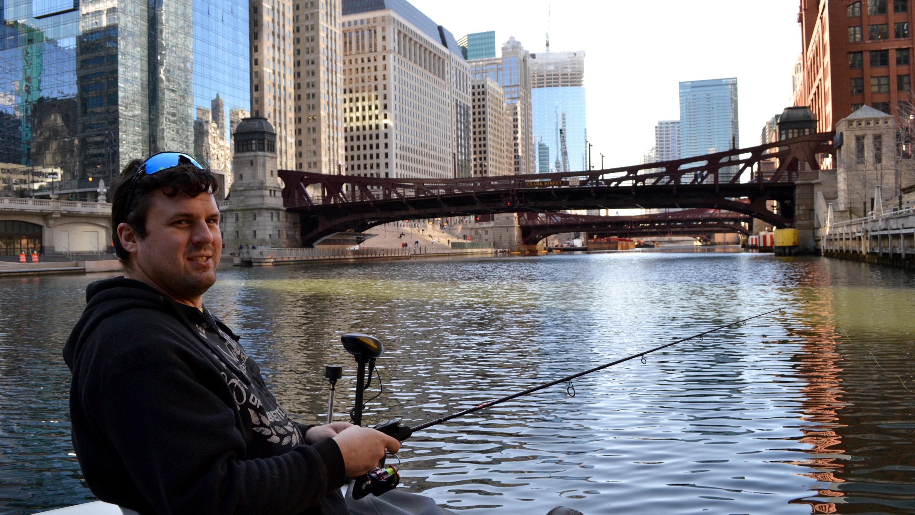 Fishing on the Chicago River Chicago News WTTW